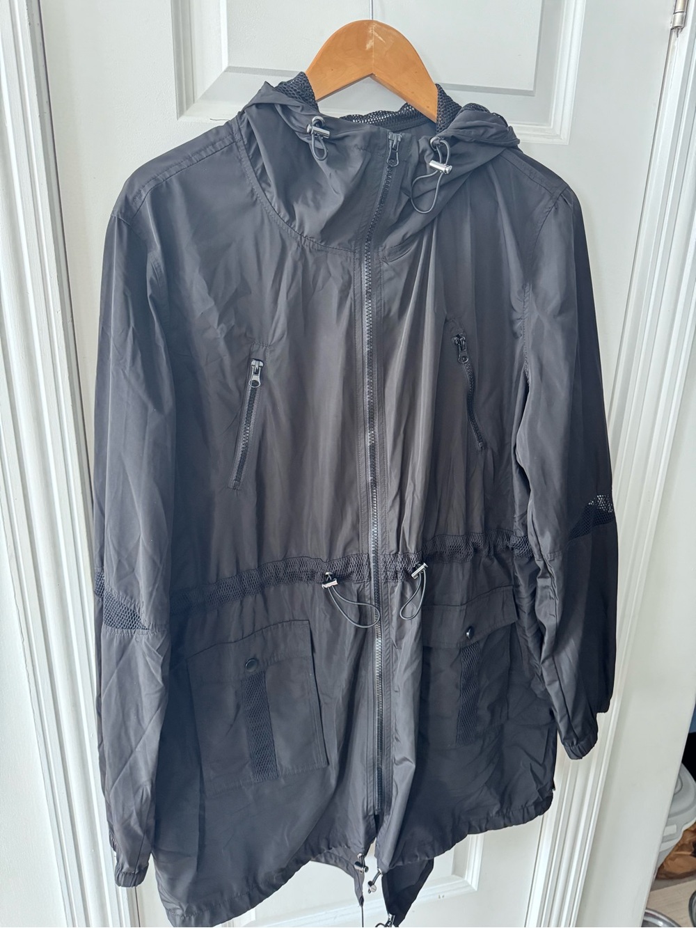 Betsey Johnson Black Hooded Jacket